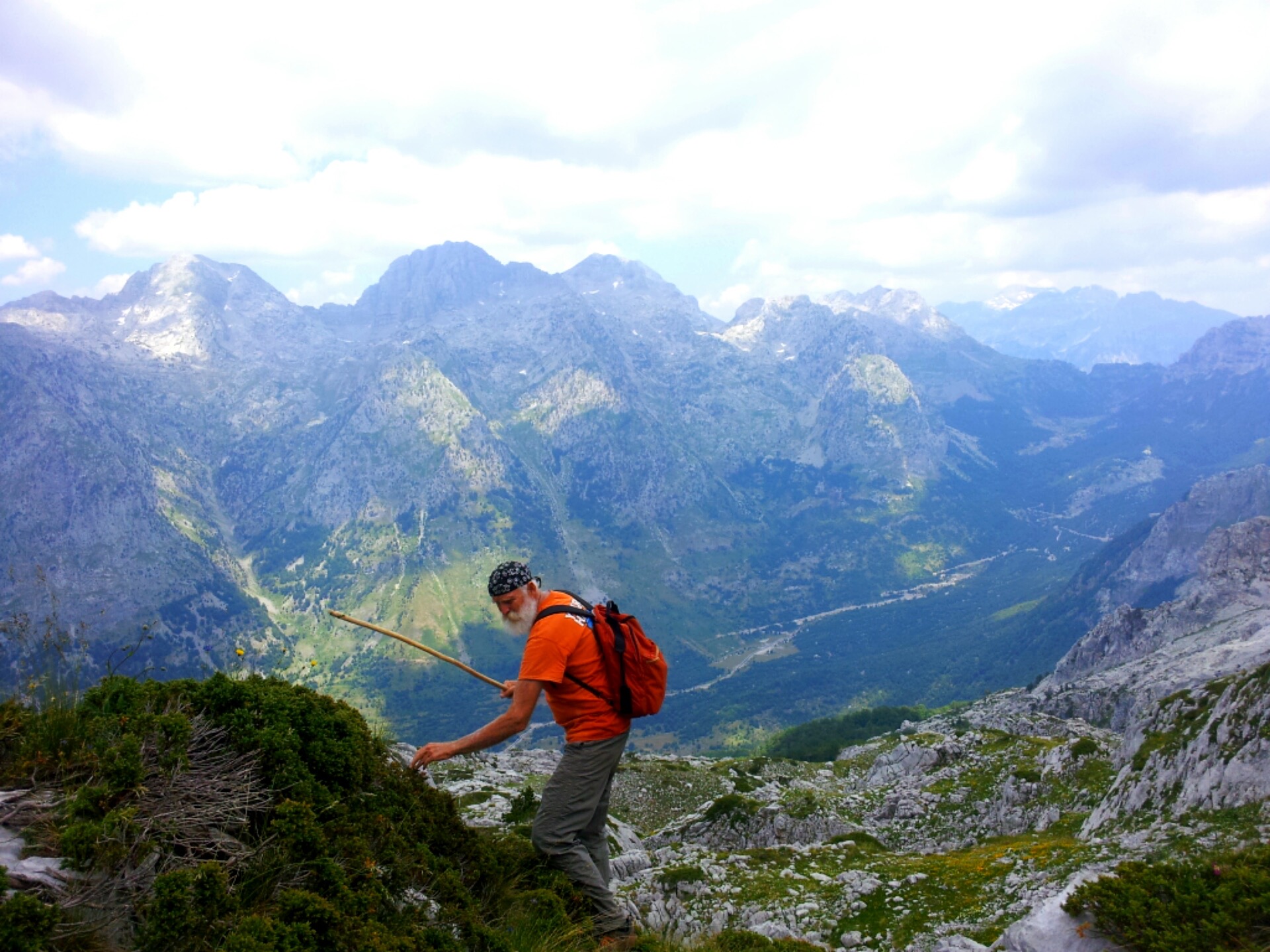 hike Steve albanian alps