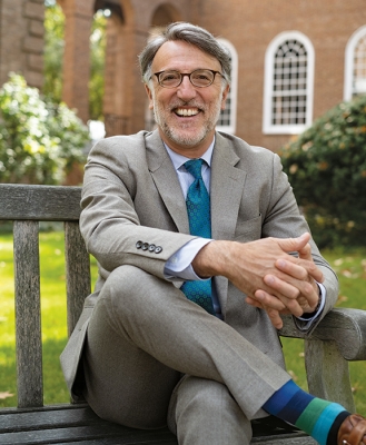 A photo of Lee A. Coffin Vice Provost for Enrollment and Dean of Admissions and Financial Aid from the April 2023 3D Magazine
