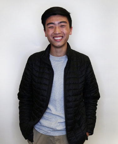 Student smiling