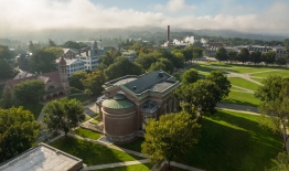 A photo of campus looking southeast