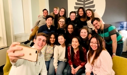A photo of the bloggers taking a selfie