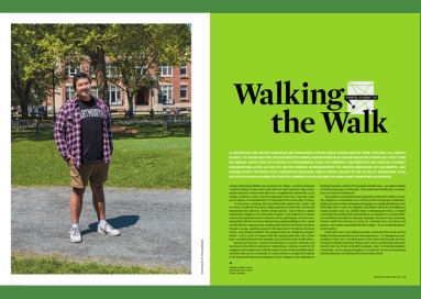 An image of a spread of September 2022 3D Magazine entitled Walking the Walk