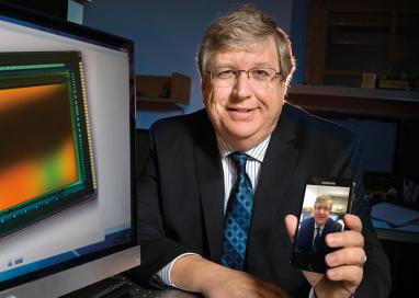 A photo of professor Eric Fossum