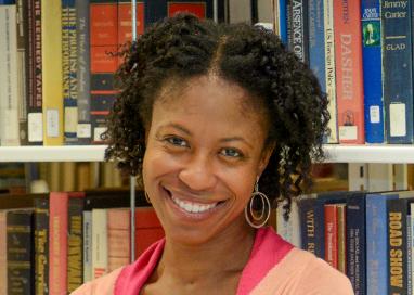 A photo of professor Rashauna Johnson