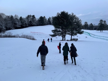 First Time Sledding