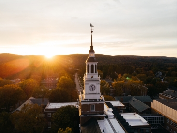 aerial photo of campus