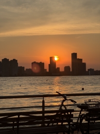 Sunset over the Hudson