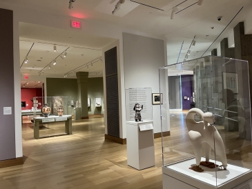 The inside of the Hood Museum