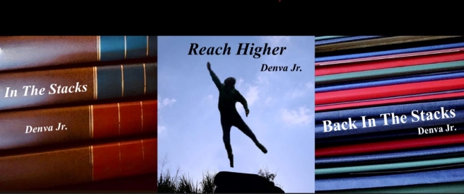 A picture of Denva's 3 current album covers.