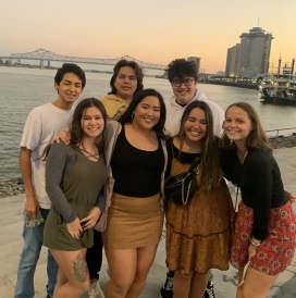 Gabriel and friends in New Orleans
