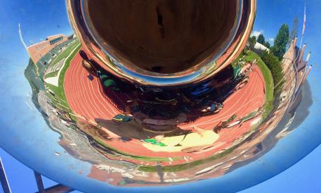 Reflection in tuba bell