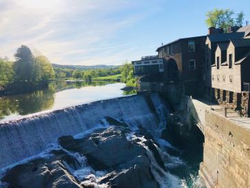 dam and falls