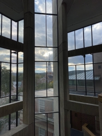 View of Baker-Berry Tower from physical sciences center