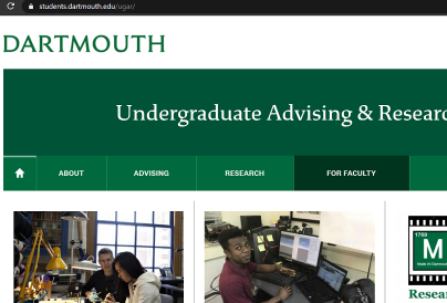 Dartmouth UGAR Database