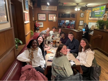 Molly's! A picture of me & friends at a Molly's Dinner