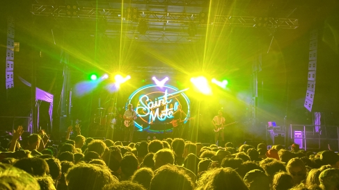 Image of band Saint Motel performing for Green Key @ Collis in May 2022.