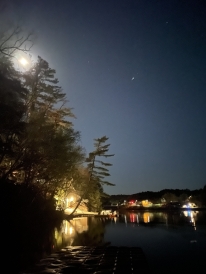 river at night