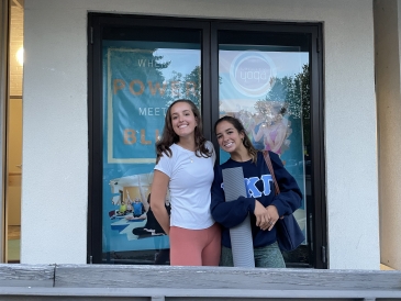 Right after finishing a revitalizing 'Mighty Flow' yoga class! Right after finishing a revitalizing 'Mighty Flow' yoga class!
