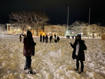 Campus-Wide Snowball Fight!