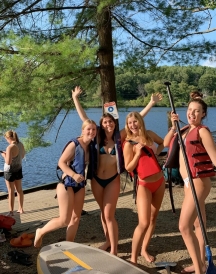 A group of people at the Connecticut River