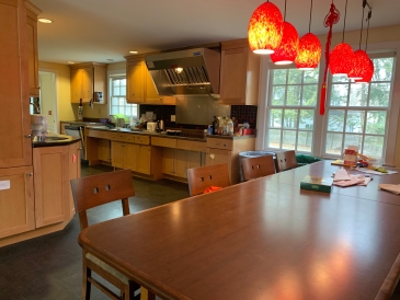 A view of the Chinese Language House dining room