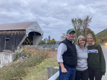 My family in Dartmouth gear!