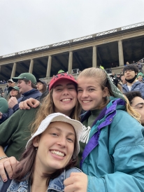 Friends at Football Game