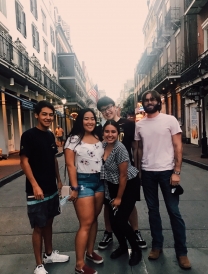 My friends and I on Bourbon!