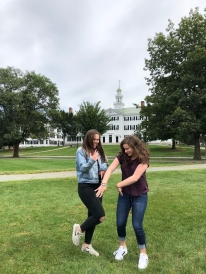 Dancing around the green