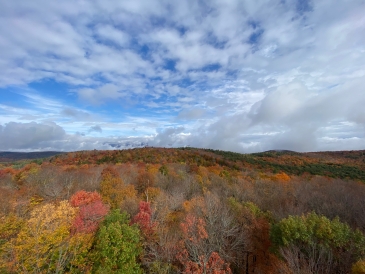 Gorgeous Fall Foliage from Gile Mountain