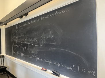 Photo of a chalkboard 