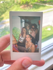 Polaroid of Antonio's friends