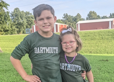Me and the siblings - repping Dartmouth!