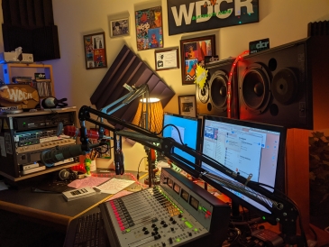 Recording equipment at the Dartmouth College Radio station