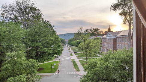 Outstanding view from Baker-Berry Library