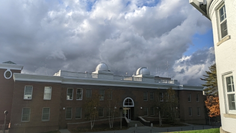Dark Clouds behind my physics building