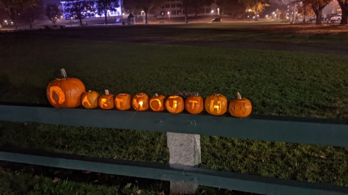 Dartmouth pumpkin decorations