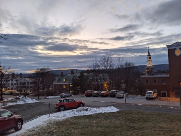 Beautiful view of campus from the Shattuck Observatory