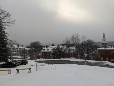 Snowy start to March - view from the Shattuck Observatory 