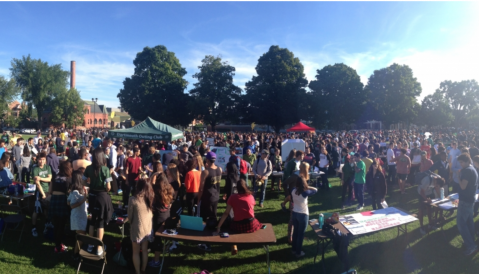 Photo of the Student Involvement fair 