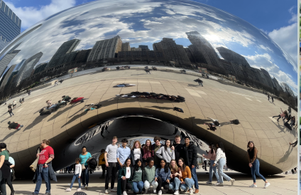 The team in Chicago for competition The team in Chicago for competition