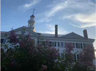 Dartmouth Hall Highlighted by the Sunset Dartmouth Hall Highlighted by the Sunset