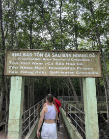 Girl Walking in Vietnam