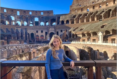 Me at the Colosseum in Rome!