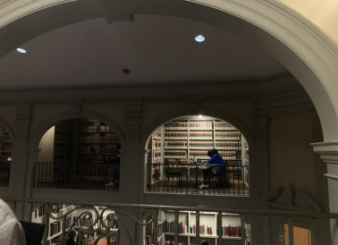 The East Reading Room at the Baker-Berry Library