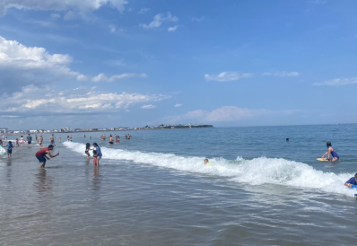 The ocean at Hampton Beach