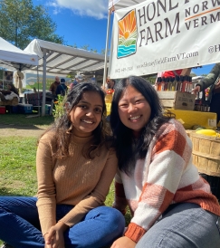 Students at the Farmers Market
