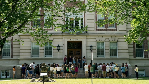  Campus tour at McNutt Hall