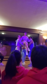 A dance performance at a Greek House