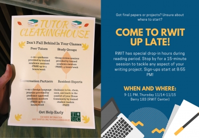 Flier credit (on right): RWIT Help